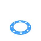 Hajdu zárófedél tömítés 8 lyuk klingerit